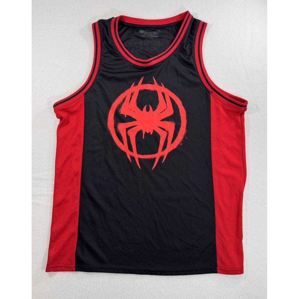 Spider-Man Across the Spider-Verse Miles Morales Athletic Tank Top Size Large